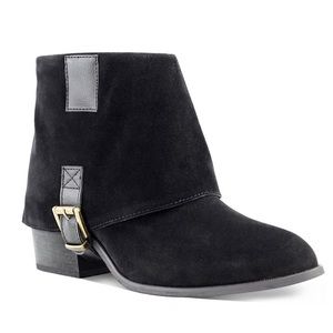 Worn once..Olivia Miller Cypress Fold-Over Bottom Booties